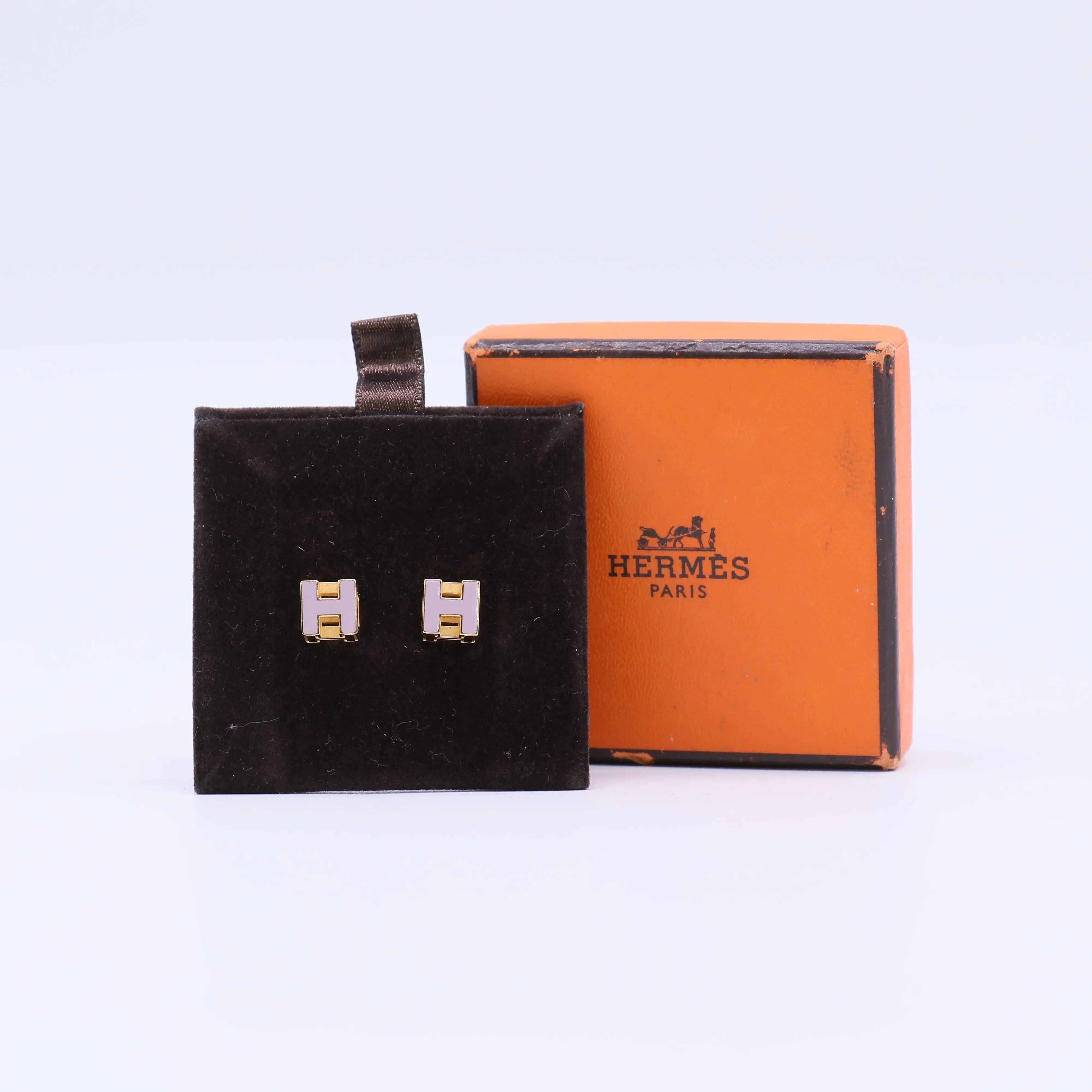 Pre-owned Hermes Pop H Earrings W21728