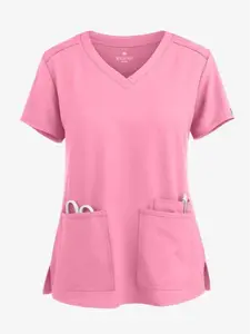 Med Couture Insight Women's 3-Pocket V-Neck Scrub Top