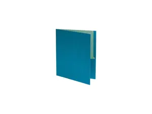 Earthwise by Oxford 100% Recycled Paper Twin-Pocket Portfolio Blue 78502