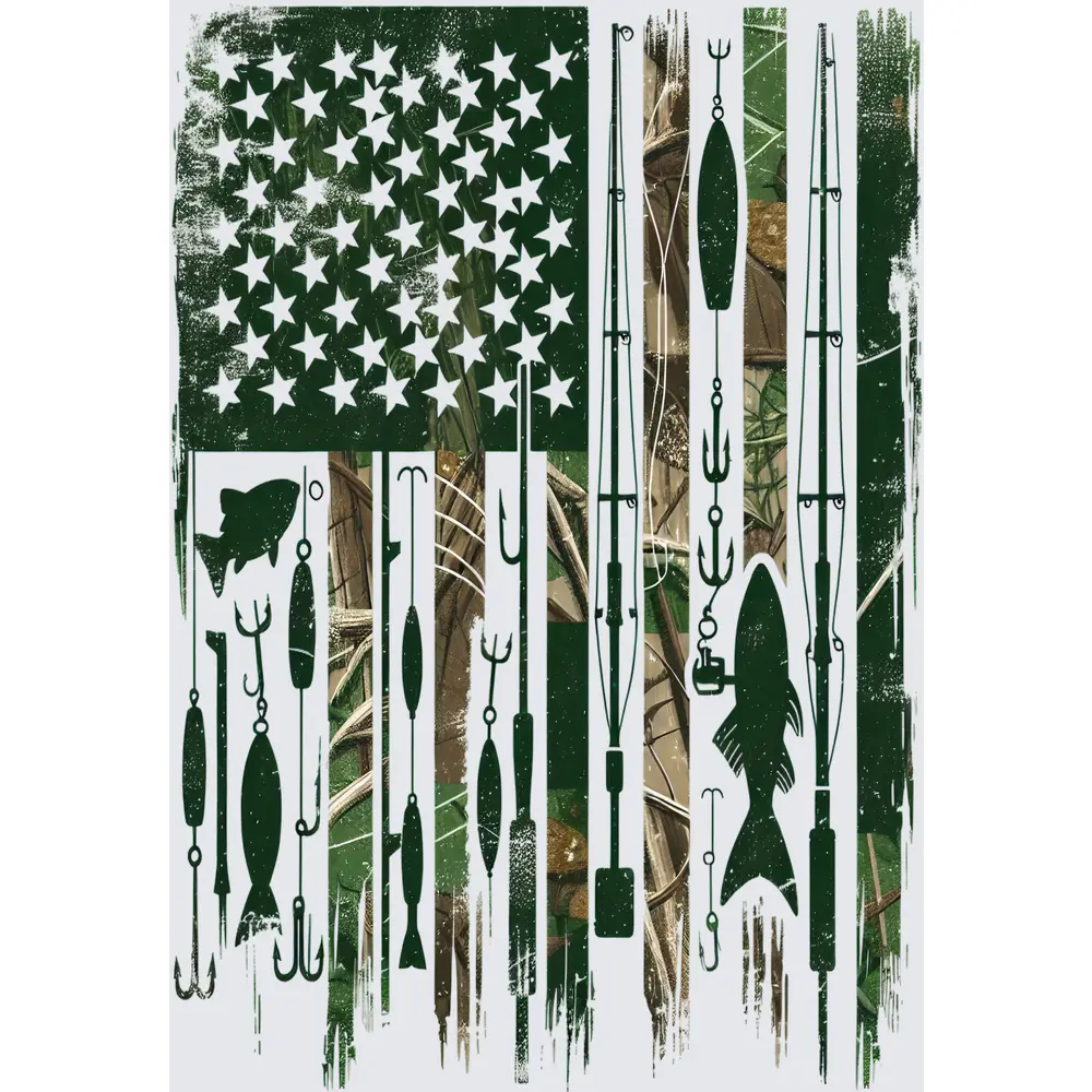 Fishing flag camo Fishing flag camo