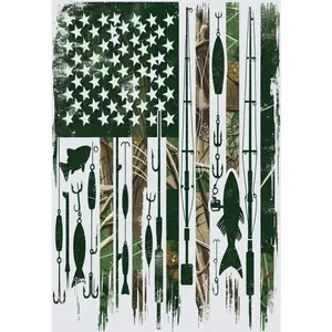 Fishing flag camo