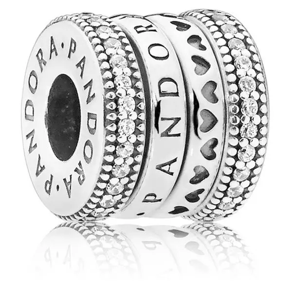 PANDORA Spinning Hearts of PANDORA Charm - 797402CZ