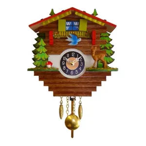ENGS 0196QP Engstler Battery-operated Clock - Mini Size with Music-Chimes