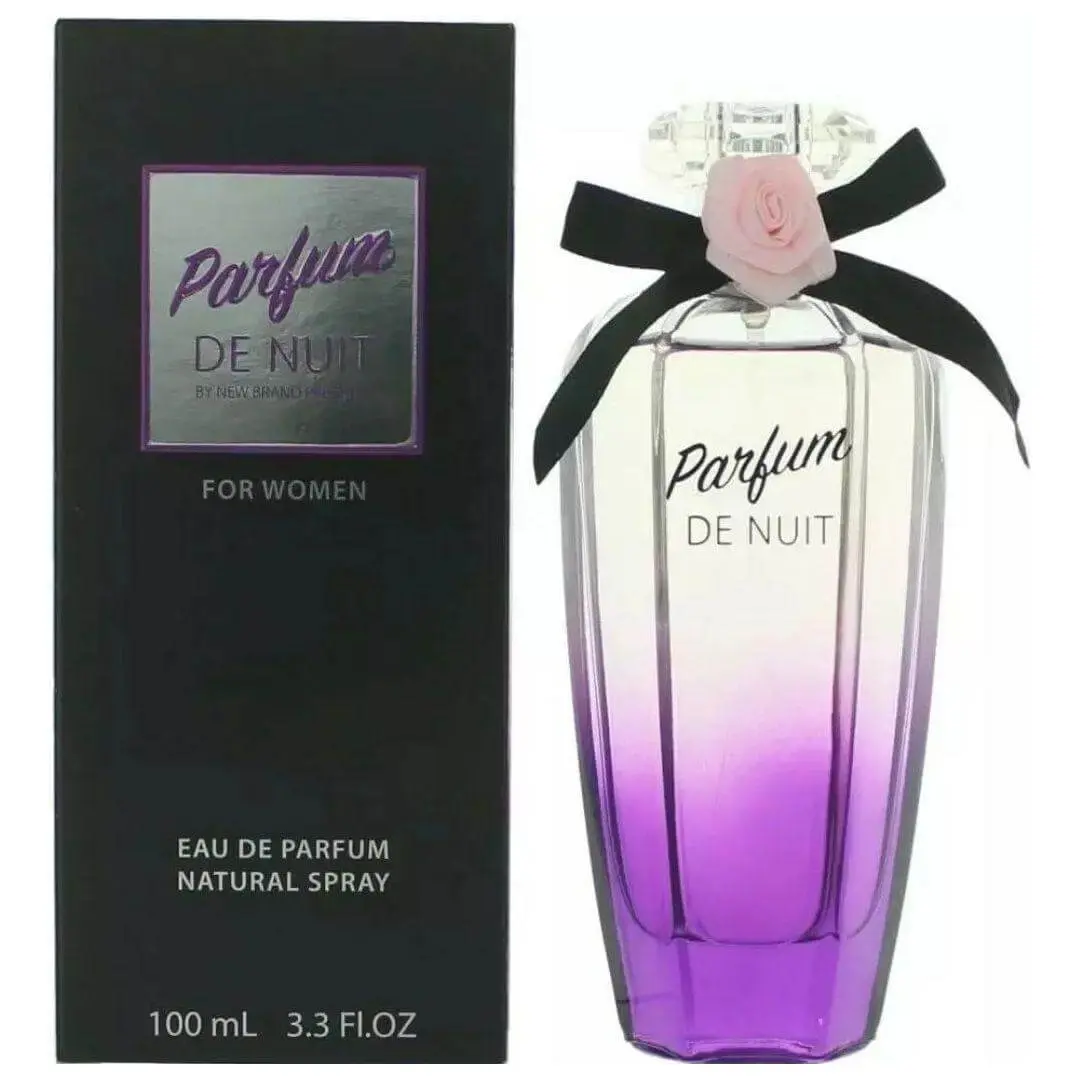 NEW Brand Parfum De Nuit Women's Eau de Parfum, 100ml / 3.3 fl oz Fragrances in New Sealed Box, New Packaging