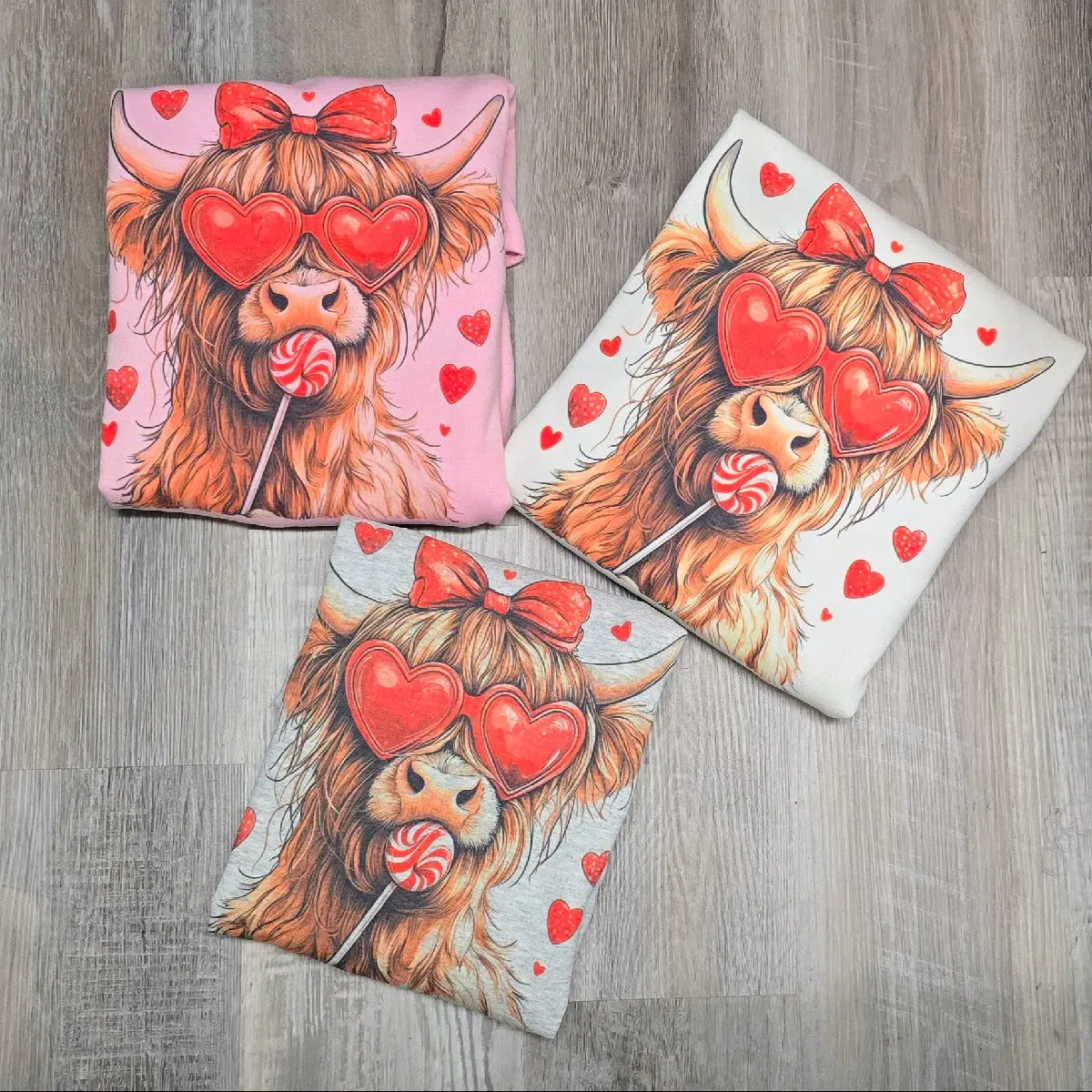 Cute Cow Lovers Valentines Day  - Sweatshirt