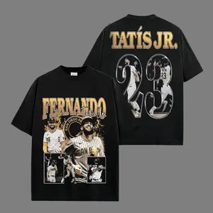 Baseball T-Shirt FERNANDO TATIS JR. Number 23, Vintage Baseball T-Shirt, Baseball Graphic Tee, Fashion Cotton, Full Colors, Full Sizes, For Men, For Women