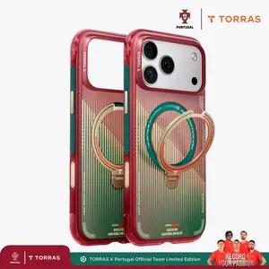 TORRAS × FPF Limited Edition Ostand Q3 Air Case for iPhone 17/16/15 Pro Max with 360 Magnetic Stand, Fit for MagSafe, Shockproof