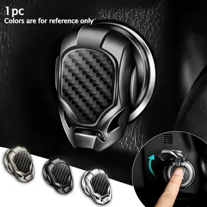 One-click ignition key decorative switch cover, suitable for car interiors, engine ignition start-stop button stickers, Automotive Decoration