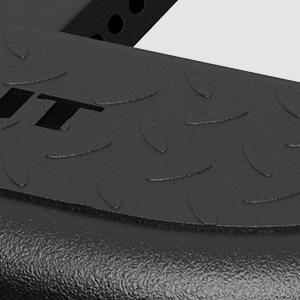 Nilight Hitch Step with 2" Hitch Receiver Rear Bumper Guard Protector Compatible with Car Truck Vehicles Upgraded Textured Black Hitch Step Bar with Hitch Lock & U-Bolts Stabilize