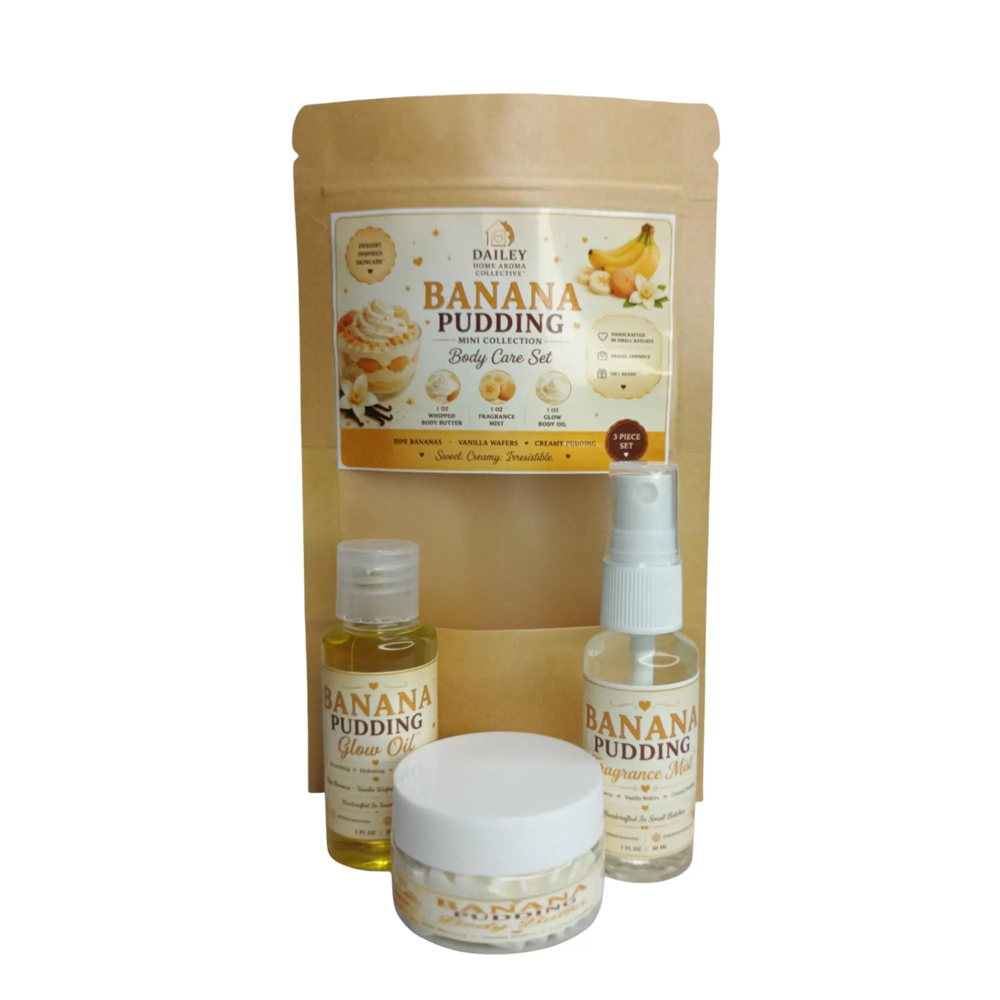 Banana Pudding Mini Collection Body Care Set