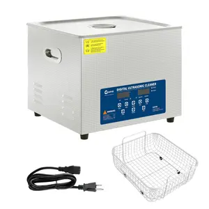 Ultrasonic Cleaner with Digital Timer & Heater, 40kHz Professional Ultrasonic Cleaning Machine with Stainless Steel Basket for Labs/Jewelry/Dentures/Industrial Parts
