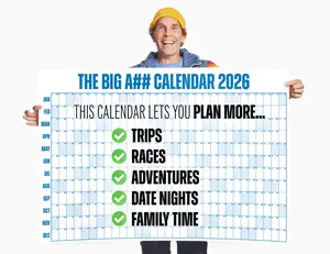 The Big A## Calendar | Your Whole Year At A Glance
