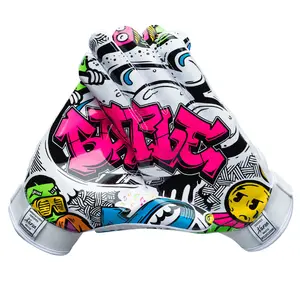 Graffiti Receiver Football Gloves