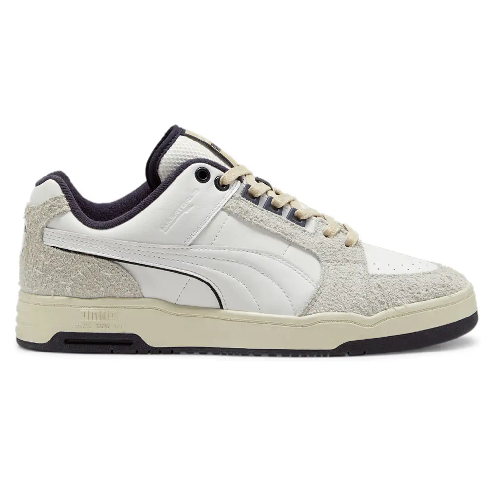 PUMA Mens Slipstream Lo Service Line Lace Up Sneakers Shoes Casual - Grey, Off White
