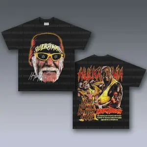 VINTAGE TEE | HULK HOGAN, Prints Vintage T-Shirt, Wrestler Shirt, WWE Shirt, Graphic Tee, Unisex Cotton T-Shirt, Trendy Gift T-Shirt Top Menswear Underwear Streetwear