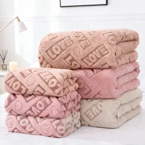 2/4pcs Bath Towel Set (Bath Towels & Hand Towels) - Letter Pattern Microfiber Towels, Soft Absorbent Lightweight Breathable, Versatile for Home, Hotel, Salon, Dorm & Gym Use