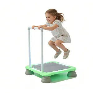 Sensory Trampoline for Autism Kids, 25" Mini Indoor Bounce Board with Soft Cushion Foam Surface, Provides Calming Sensory Input & Active Play, Non-Slip Safe Design for Toddlers Boys Girls