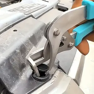 Auto Plastic Clip Pliers Compatible for Car Removal Tool - Professional Multi-Purpose Push Puller, Staple & Plastic Bolt Remover with Clip Extractor for Door Panels, Dashboard, Tire, Automotive Repair Tools (No Trim)