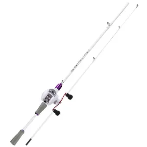 Sougayilang Centron Lite 2-Piece Casting Fishing Rod Combo Set - IM6 Graphite 2-Pc Blanks, Stainless Steel Guides with Ceramic Rings, Balanced EVA Grip for Long-Cast Outdoor Use, Fishing Set