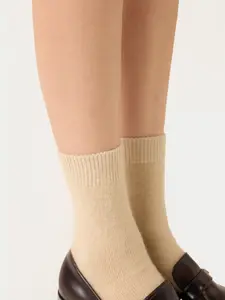 Organic Color Cashmere Unisex Jersey Knit Bed Socks