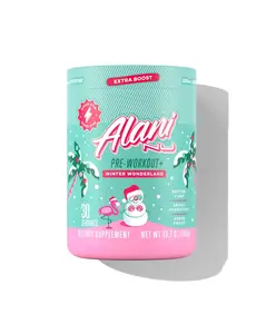 Alani Nu Pre-Workout+ Extra Boost 300mg Caffeine & 8g L-Citrulline - 30 Servings - Multicolor Powdered Supplement Drink Mix