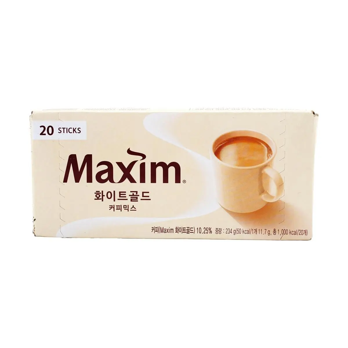 MAXIM Platinum Coffee Korea - Low Temperature Long Roast, 20 Pack - Rich Aroma & Smooth Taste