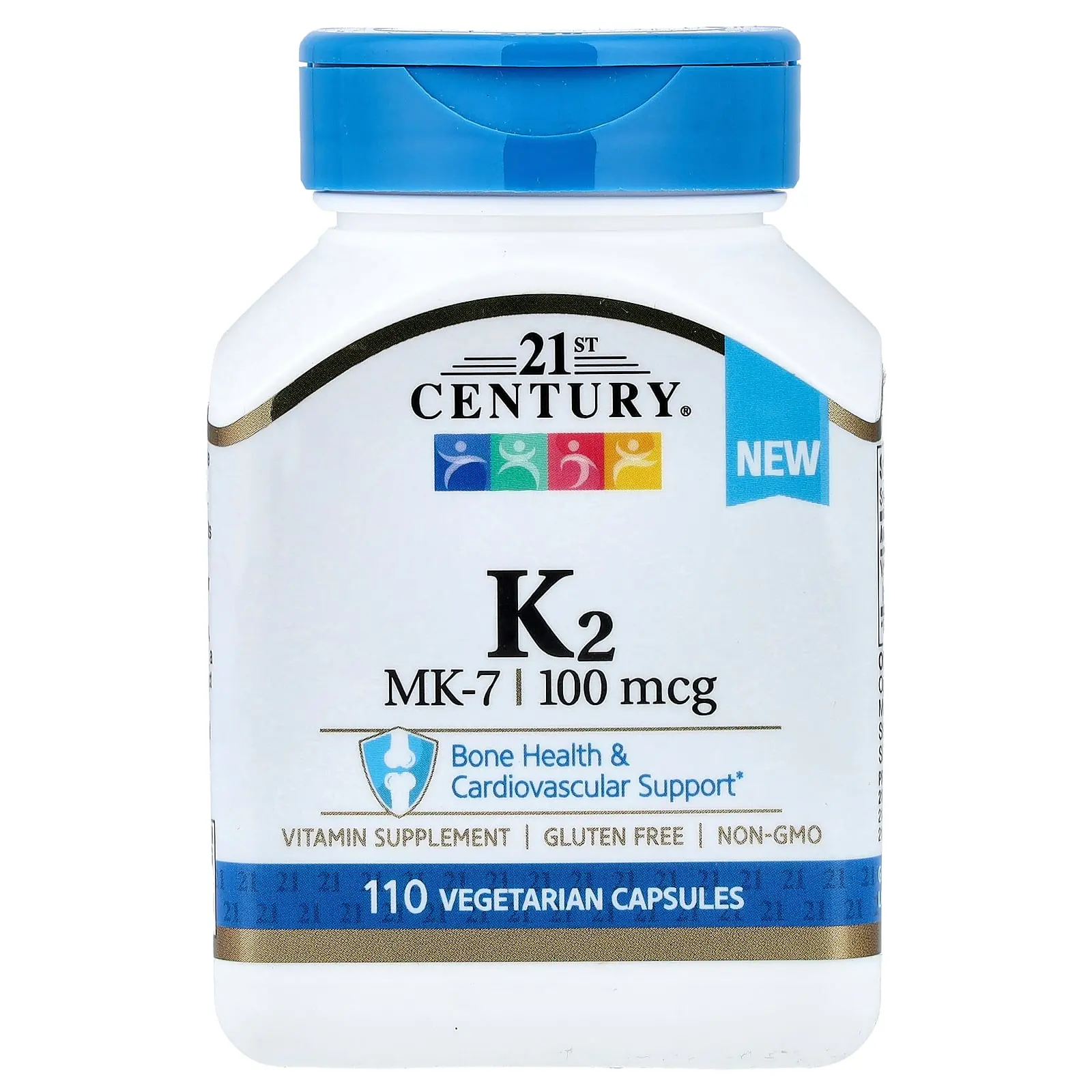 21st Century Vitamin K2, 100 mcg, 110 Vegetarian Capsules