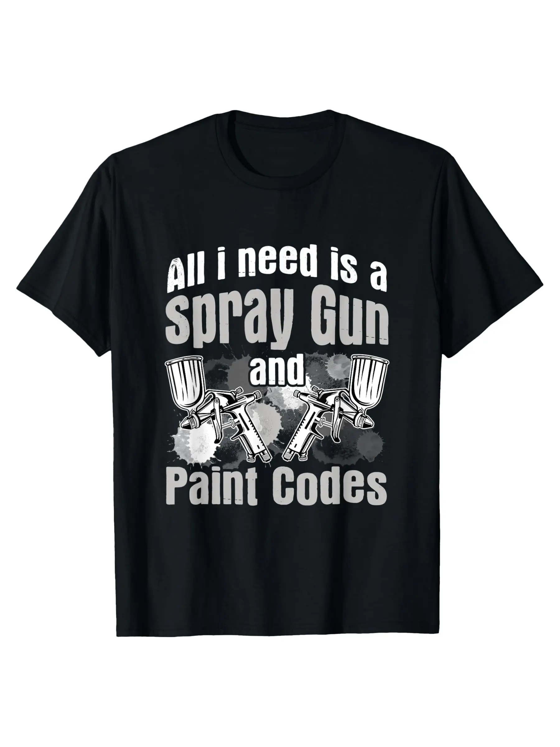 Vehicle Painter Airbrush Car Body Paint T-Shirt, C unisex soft cotton short sleeve t shirt, vintage graphic casual tee for men women teens, perfect birthday holiday gift for camping travel gym daily street casual wear