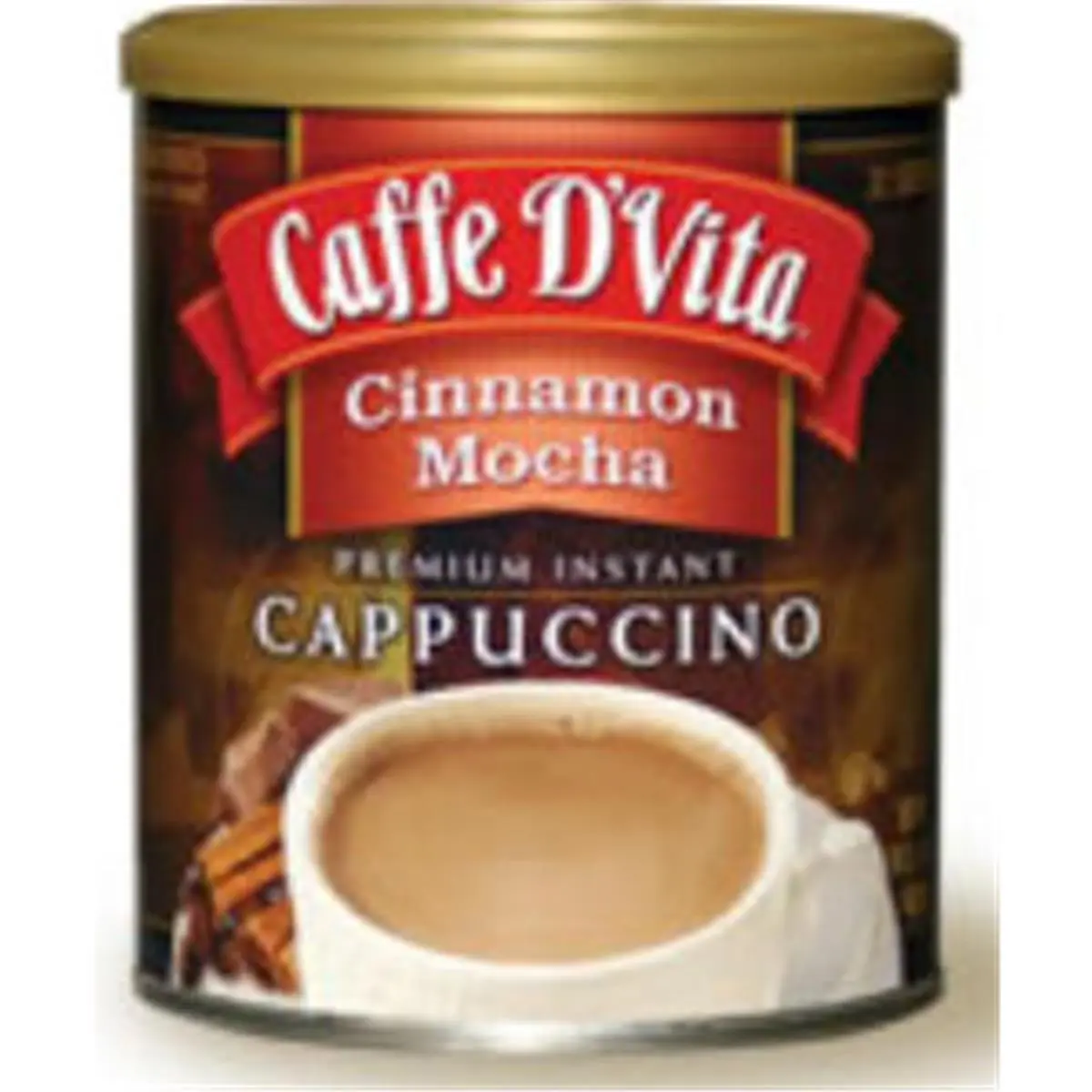 212 MAIN Cinnamon Mocha Cappuccino Coffee Mix Beverage, 6 x 1lb Kosher Gluten-Free Canisters
