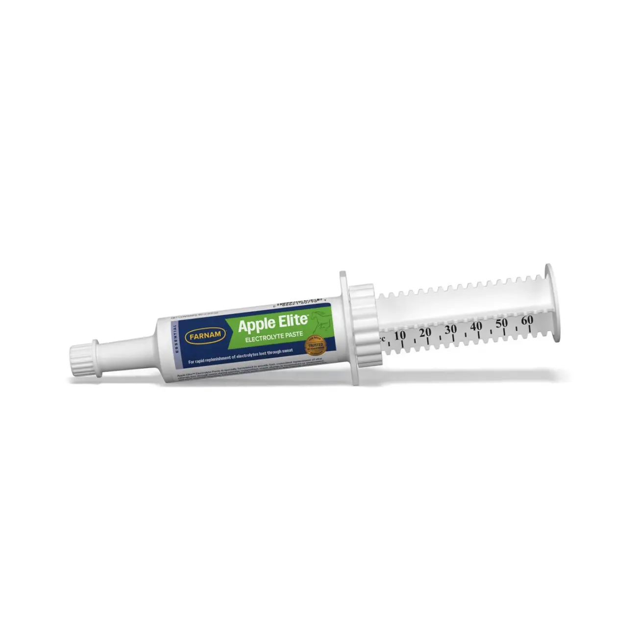 Farnam Apple Elite Electrolyte Paste Apple Flavor Horse Supplement, 60-mL syringe
