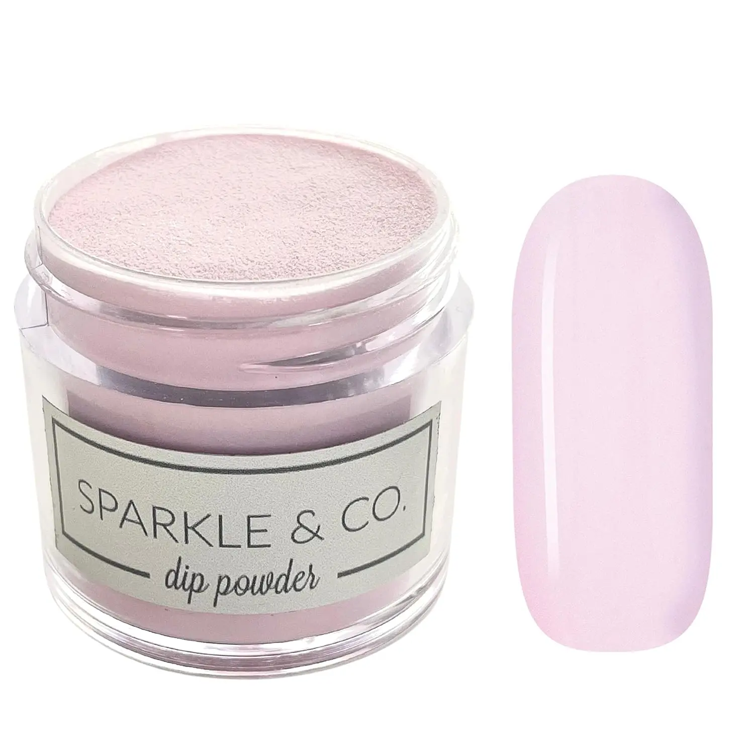 Sparkle & Co dp.92 Sassy French Pink 1 ounce Dip Powder For Nails - 1 Jar Lasts 20-25 Manis