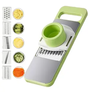 Multi-Functional Kitchen Vegetable Cutter, Stainless Steel Potato Carrot Slicer, Dicer, Grater, Time-Saving Cooking Tool