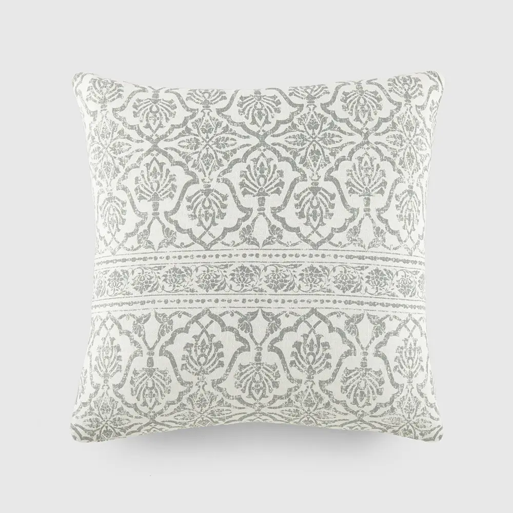 Antique Floral Throw Pillow Cover & Insert