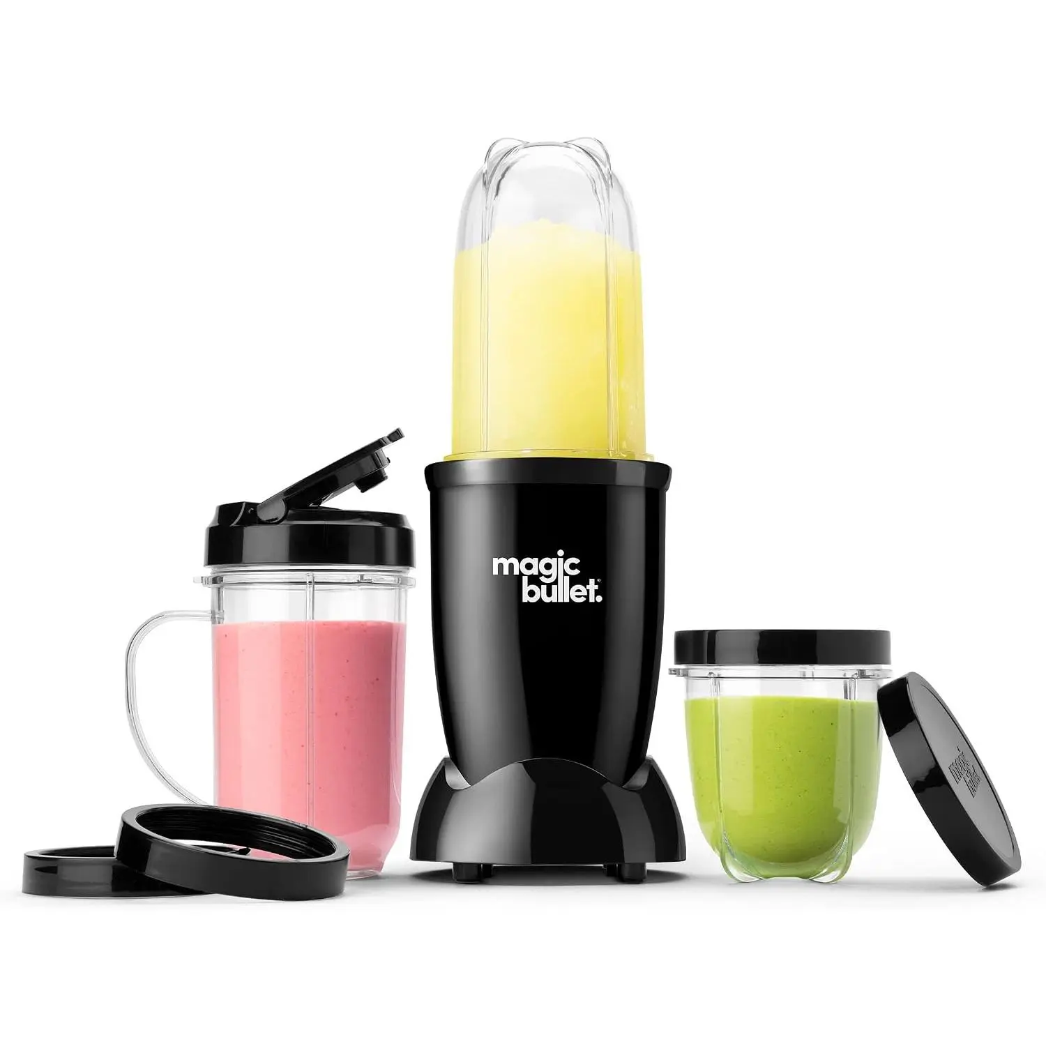 Magic Bullet Mini Blender - 11-Piece Black Small Kitchen Appliance for Juicing & Blending