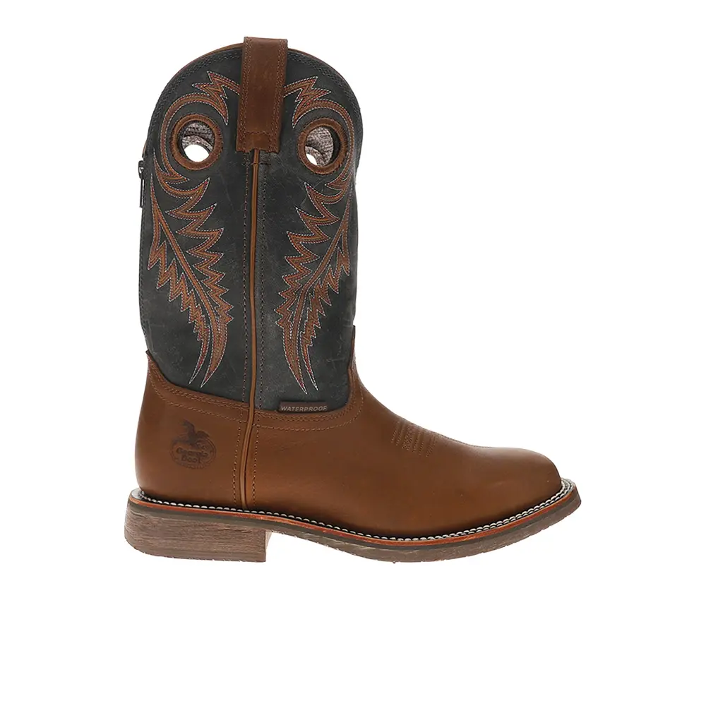 Georgia Boot Mens Carbo-Tec Elite 11 Inch Waterproof Soft Toe Work/Duty - Brown Georgia Boot Mens Carbo-Tec Elite 11 Inch Waterproof Soft Toe Work/Duty - Brown