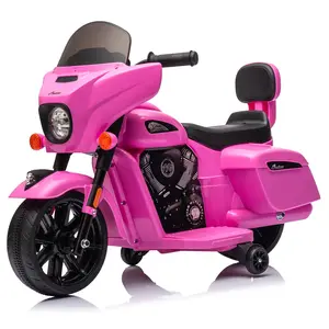 GARVEE 6V Electric Ride-On Motorcycle for Toddlers 1-3 with Licensed Design, USB, AUX, Music, and Headlight - Safe and Fun Dirt Bike for Young Riders