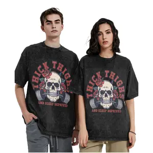 Weightlifting washed T-shirt,  thick-thig hed  and sleep-deprived shirt, muscular mom, workout sweatshirt, exercise shirt, workout sweatshirt,Gym Rat Essential: Thick Thighs & Sleep Deprived Tee