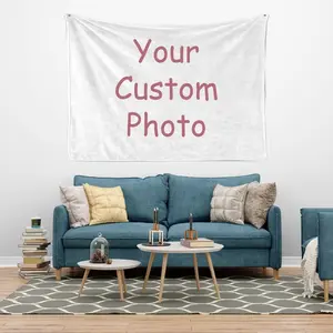 Custom Tapestry From Your Favorite Photo, Personalized Wall Decor Tapestry Art, Custom Pet Memorial Banner, Wedding Party Backdrop, Family Picture Wall Hanging, Bedroom Dorm Decor, Unique Gift For Friends, Couples And Loved Ones