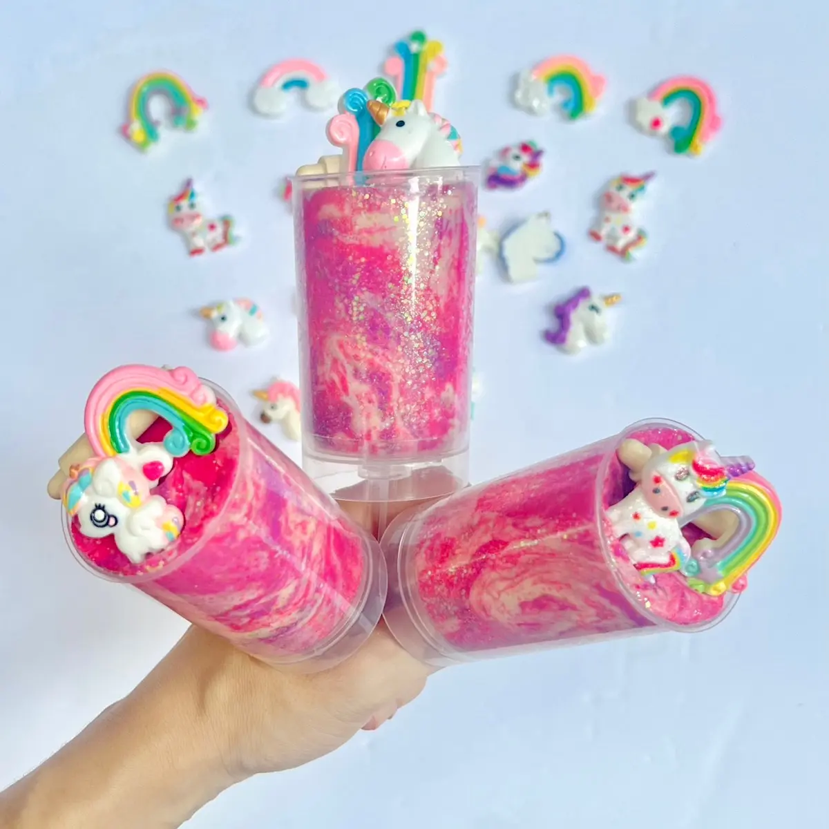Unicorn Play Dough Party Favor, Unicorn Birthday Party Favors, Unicorn Play Dough Push Pop