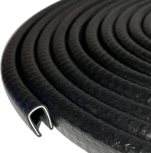 Rubber Edge Trim Black 26Feet, Fits 1/8 Edge, Flexible U Shape Seal Strip for /Rough Surfaces, , ,