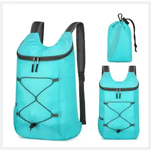 High Quality Lightweight Waterproof Nylon Fabric Outdoor Sports Bag Travel Essentials Bag Large Capacity Foldable Camping Backpack Hiking Day Bag Lightweight Casual Daypack