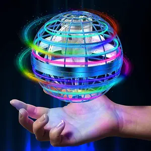 Flying Ball Toys,360° Rotating Soaring Orb Toy,Flying Orb Hover Ball 360° Rotation & Smooth Levitating Flight,Hover Orb & LED Fly Spinners for All Ages - Cool Indoor/Outdoor Toys for 6-12 Year Olds & Teens