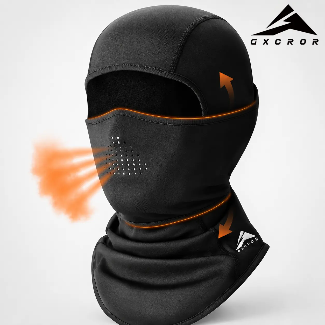 GXCROR Winter Balaclava Ski Mask for Men & Women, Windproof Thermal Face Cover with Breathable Vents for Skiing, Motorcycling, Fishing & Running