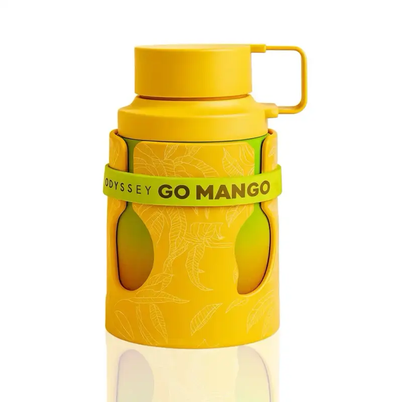 Armaf Odyssey Go Mango Eau de Parfum Spray 3.4 Oz - Fresh Fruity Uplifting Men's Fragrance with Mango Citrus Notes