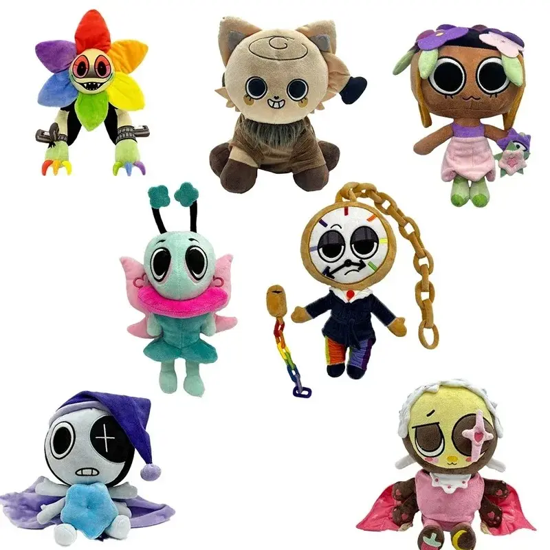 New 45 Styles Cute World Ragdoll Filled Horror Game Small Stone Plush Toy Soft Pillow Doll Gift