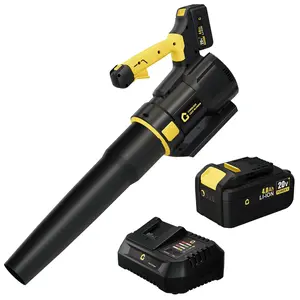 Garvee Electric Leaf Blower, 650CFM & 200MPH, Cordless Leaf Blower with 4.0Ah Battery, 20V Blowers Cordless, Lightweight Battery Blowers for Lawn, Patio, Yard, Garden, Outdoor
