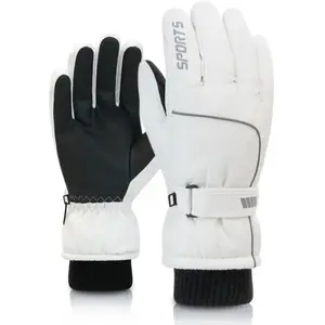 Professional Thermal Ski Gloves for Men Women Waterproof Windproof Snowboard Gloves Motorcycle Riding Touch Screen Anti Slip Grip Winter Sports