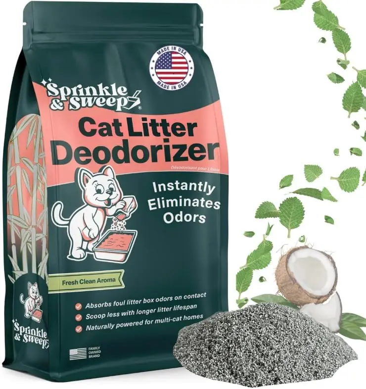 The Litter Box Doesn't Have to Stink — Odor-Killing Deodorizer That Makes Litter Last Longer