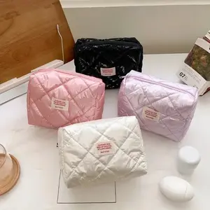 Glam Travel Cosmetic Bag — Rhinestone Design