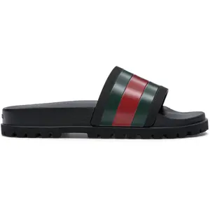 Gucci Web Slide Sandal Black